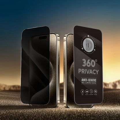 Folie de protectie Ecran Privacy OEM 360 pentru Samsung Galaxy A37 5G, Sticla Securizata, Full Glue
