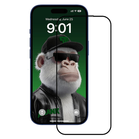 Folie de protectie Ecran Anank 10X Reinforced CG pentru Apple iPhone 17, Sticla Securizata, Full Glue, 2.5D, Neagra