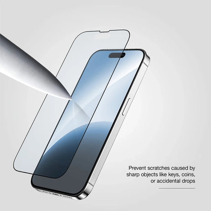 Folie de protectie Ecran Anank 10X Reinforced CG pentru Apple iPhone 17, Sticla Securizata, Full Glue, 2.5D, Neagra