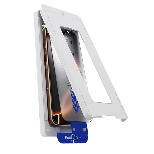 Folie de protectie Ecran Anank 2X Reinforced pentru Apple iPhone 15 Pro Max, Sticla Securizata, Full Glue, 2.5D, Neagra