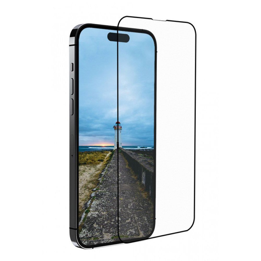 Folie de protectie Ecran Anank 5X Reinforced Anti Crack pentru Apple iPhone 17, Sticla Securizata, Full Glue, 3D, Neagra