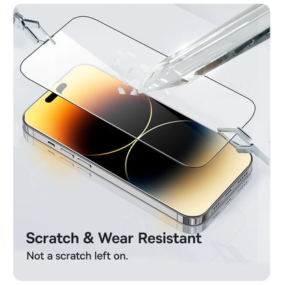 Folie de protectie Ecran Anank 5X Reinforced pentru Apple iPhone 17 Pro Max, Sticla Securizata, Full Glue, 2.5D, Neagra