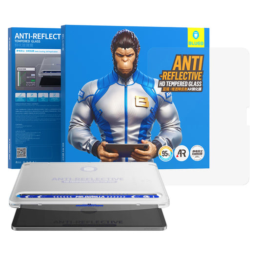 Folie de protectie Ecran Blueo Anti-Reflective HD Applicator Pro pentru Apple iPad Air (2022) / Pro 11 (2021), Sticla Securizata, Full Glue