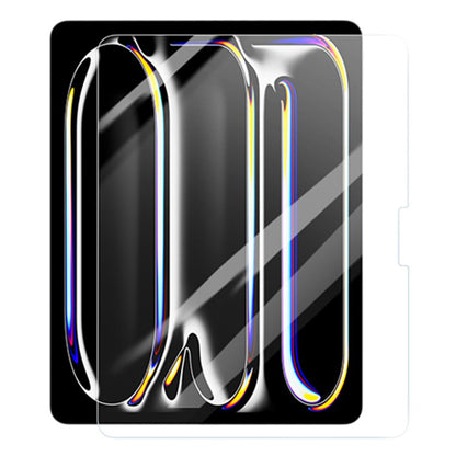 Folie de protectie Ecran Blueo HD pentru Apple iPad Air 13 (2024), Sticla Securizata, Full Glue