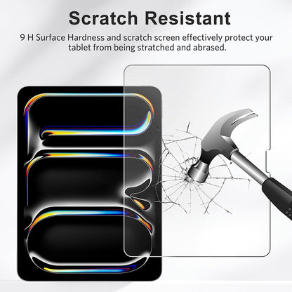 Folie de protectie Ecran Blueo HD pentru Apple iPad Pro 11 (2024), Sticla Securizata, Full Glue