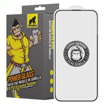 Folie de protectie Ecran Blueo HD pentru Apple iPhone 17 Air, Sticla Securizata, Full Glue, 2.5D, Set 5 bucati