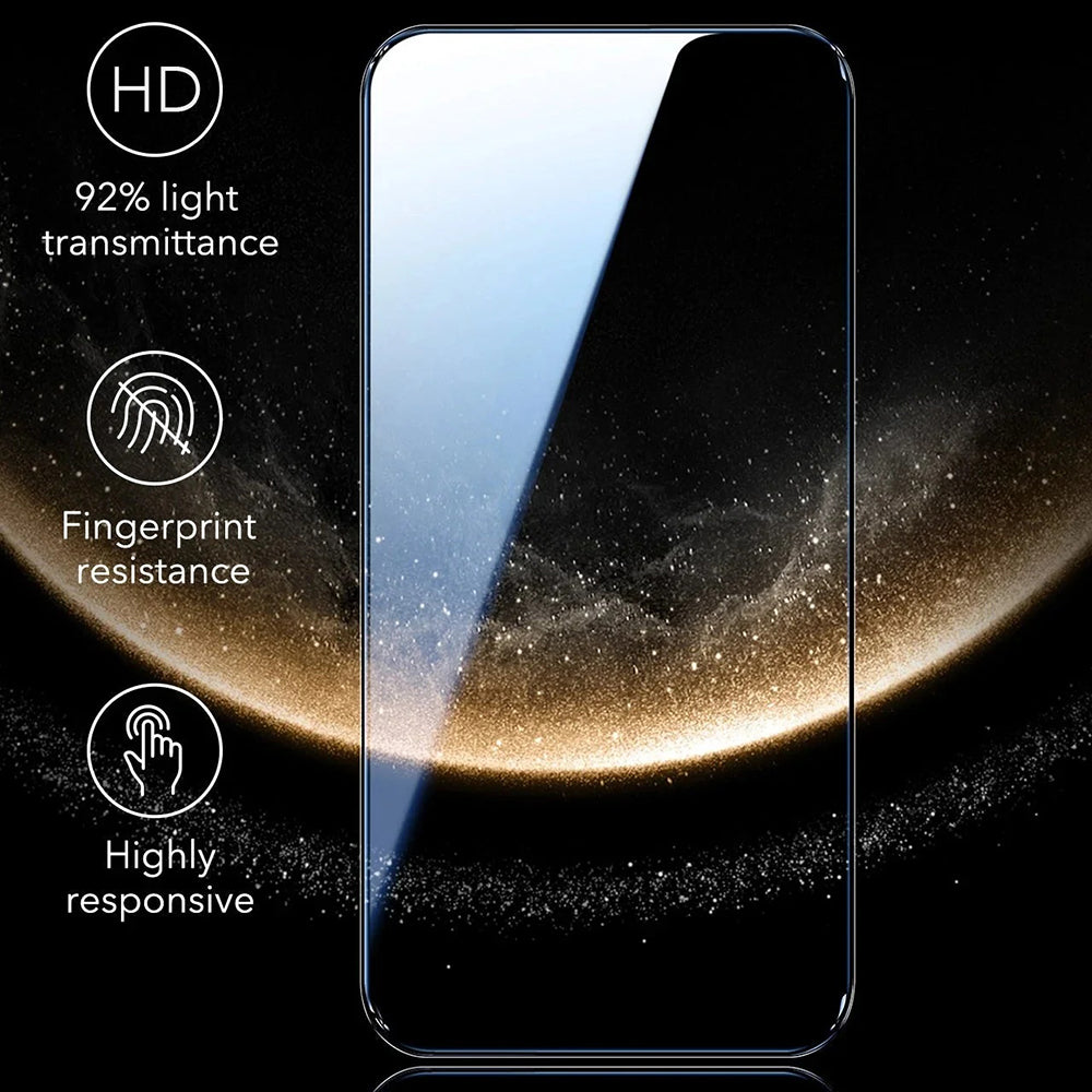 Folie de protectie Ecran ESR Corning UltraFit pentru Apple iPhone 17 Pro, Sticla Securizata, Full Glue, Set 3 bucati