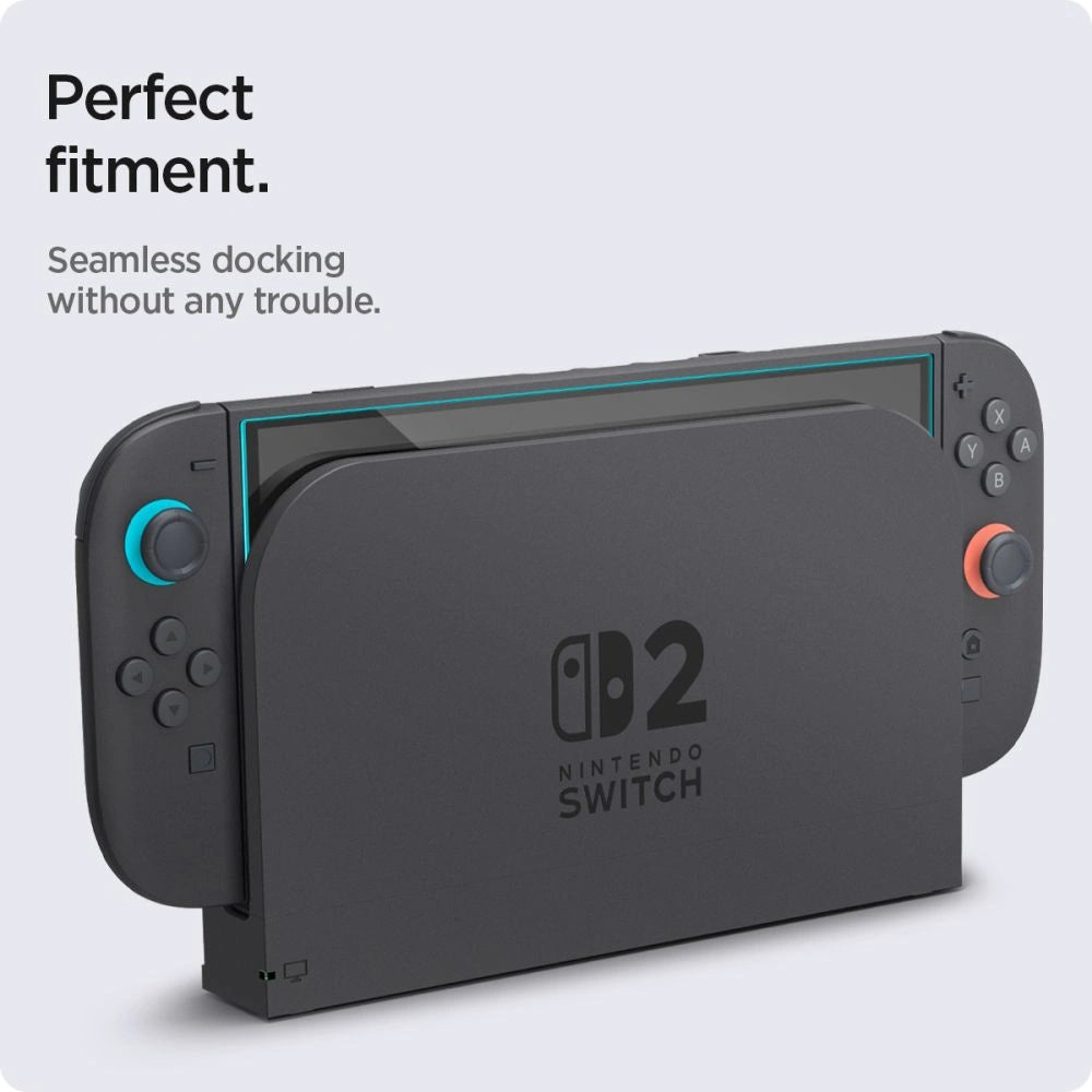 Folie Protectie Ecran Techsuit SwitchAura Applicator pentru Nintendo Switch 2, Sticla Securizata, Set 2 bucati
