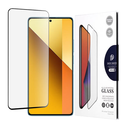 Folie de protectie Ecran DUX DUCIS pentru Xiaomi Redmi Note 13 4G / Note 13 Pro 4G / Note 13 5G, Sticla Securizata, Full Glue, Neagra