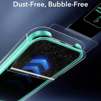 Folie de protectie Ecran ESR Armorite UltraFit pentru Apple iPhone 17 Pro Max, Sticla Securizata, Full Glue, Set 2 bucati, Neagra