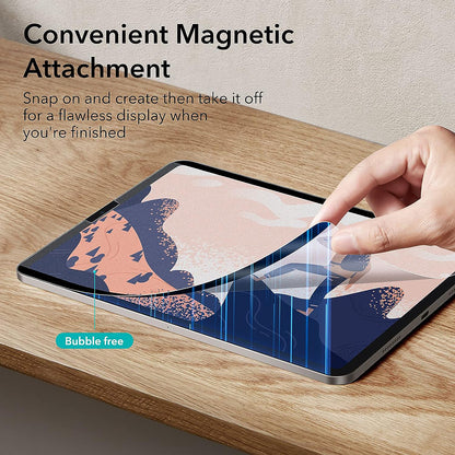 Folie de protectie Ecran ESR Paper Feel Magnetic pentru Apple iPad Air 11 (2026) / Air 11 (2025), Plastic