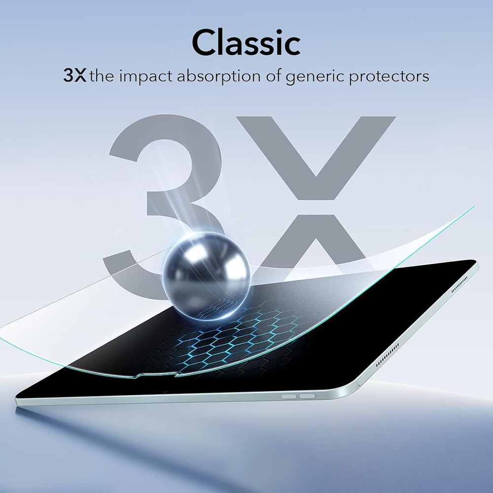 Folie de protectie Ecran ESR Paper Feel UltraFit pentru Apple iPad (2025) / (2022), Plastic, Set 2 bucati