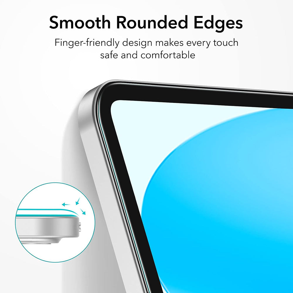 Folie de protectie Ecran ESR pentru Apple iPad (2025) / (2022), Sticla Securizata, Full Glue, Set 2 bucati