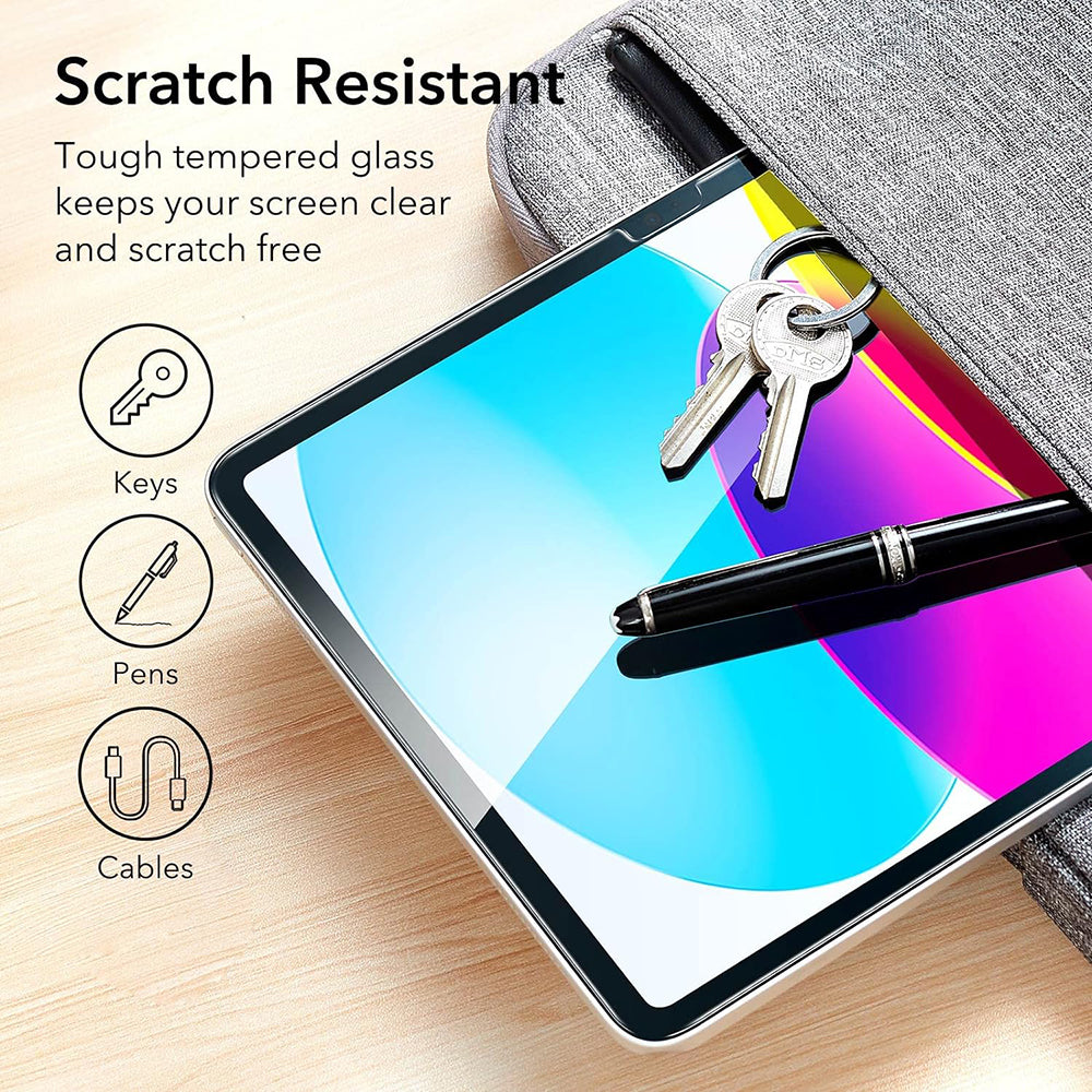 Folie de protectie Ecran ESR pentru Apple iPad (2025) / (2022), Sticla Securizata, Full Glue, Set 2 bucati