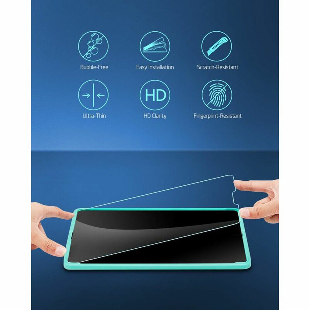 Folie de protectie Ecran ESR pentru Apple iPad Air (2022) / Pro 11 (2021) / Air (2020), Sticla Securizata, Full Glue, Set 2 bucati