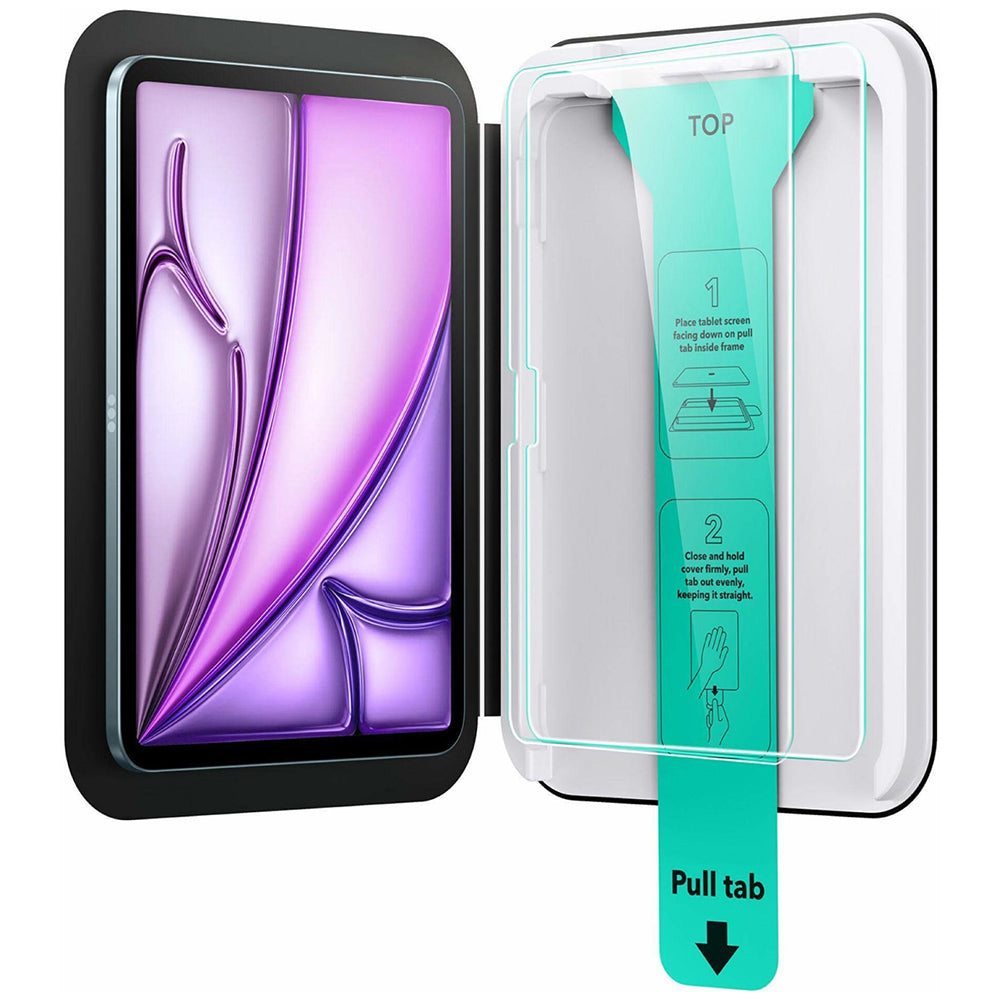 Folie de protectie Ecran ESR UltraFit pentru Apple iPad (2025) / (2022), Sticla Securizata, Full Glue, Set 2 bucati