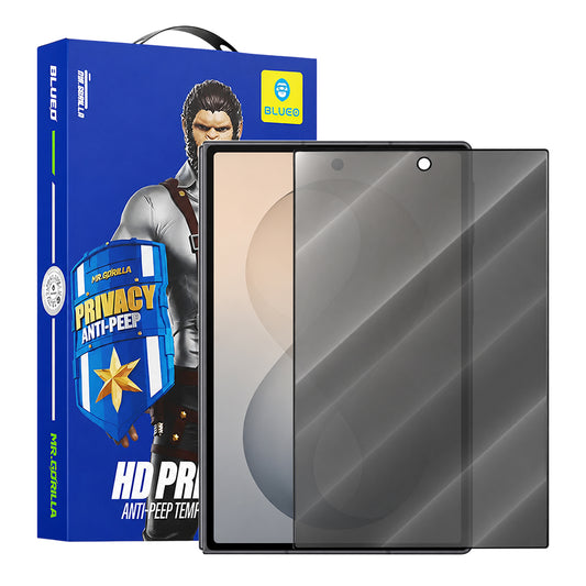 Folie de protectie Ecran Exterior Privacy Blueo Anti-Peep pentru Samsung Galaxy Z Fold8 F971, Sticla Securizata, Full Glue
