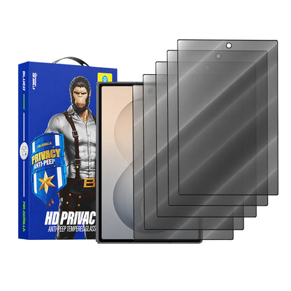 Folie de protectie Ecran Exterior Privacy Blueo Anti-Peep pentru Samsung Galaxy Z Fold8 F976, Sticla Securizata, Full Glue, Set 5 bucati