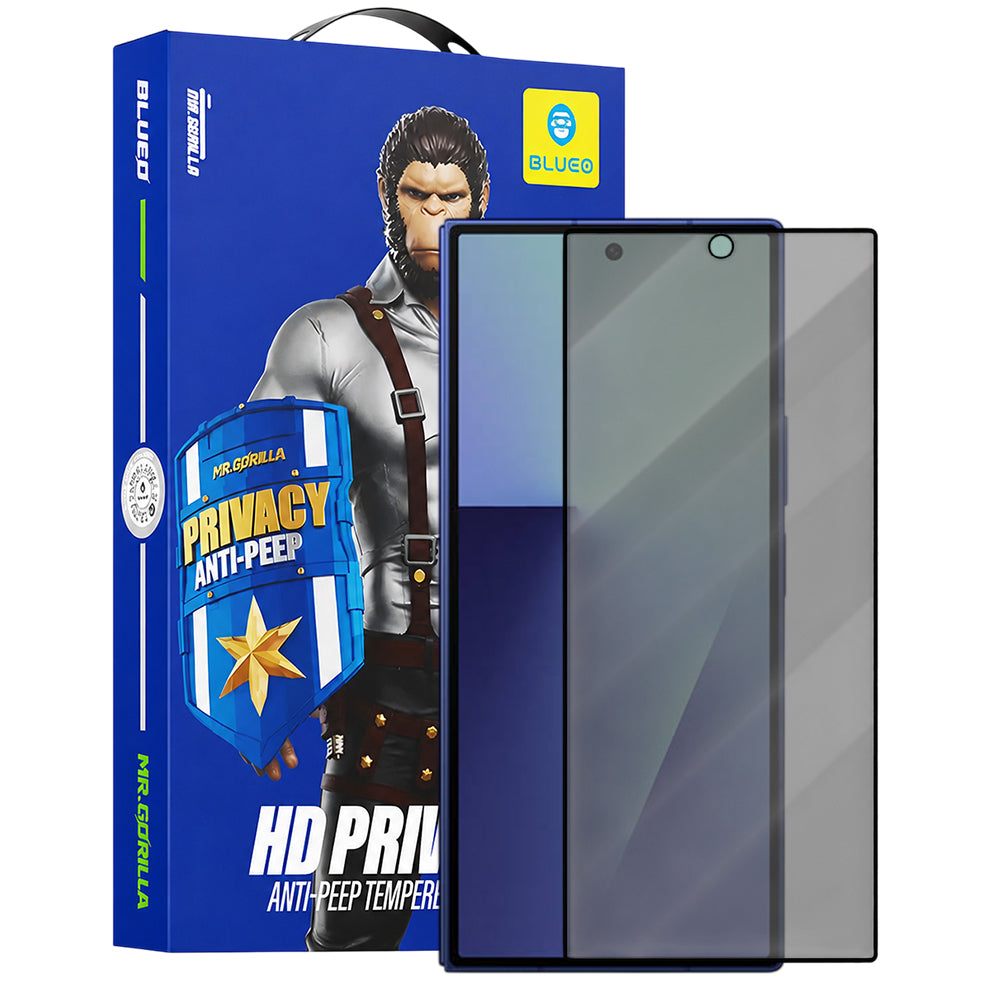 Folie de protectie Ecran Exterior Privacy Blueo Anti-Peep pentru Samsung Galaxy Z Fold8 Ultra F971 / Z Fold7 F966, Sticla Securizata, Full Glue