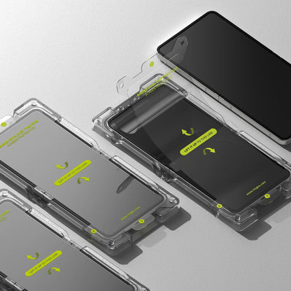 Folie de protectie Ecran Interior Ringke Dual Easy Pro pentru Samsung Galaxy Z Flip7 F766, Plastic, Set 2 bucati