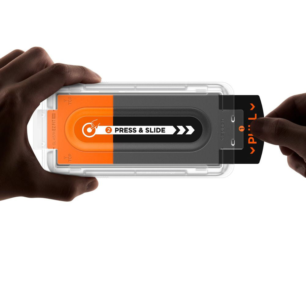 Folie de protectie Ecran Exterior Spigen GlastR EZ FIT Pro HD pentru Samsung Galaxy Z Fold7 F966, Sticla Securizata, Full Glue AGL09580