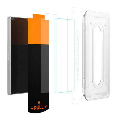 Folie de protectie Ecran Exterior Spigen GlastR EZ FIT Pro HD pentru Samsung Galaxy Z Fold7 F966, Sticla Securizata, Full Glue, Set 2 bucati AGL09579
