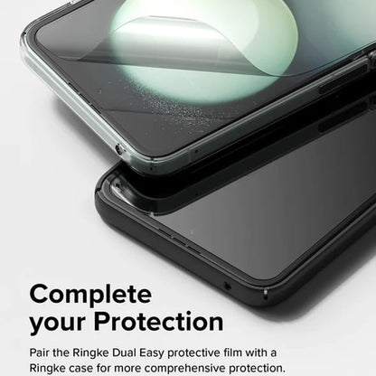 Folie de protectie Ecran Interior Ringke Dual Easy pentru Samsung Galaxy Z Flip5 F731, Plastic, Set 2 bucati