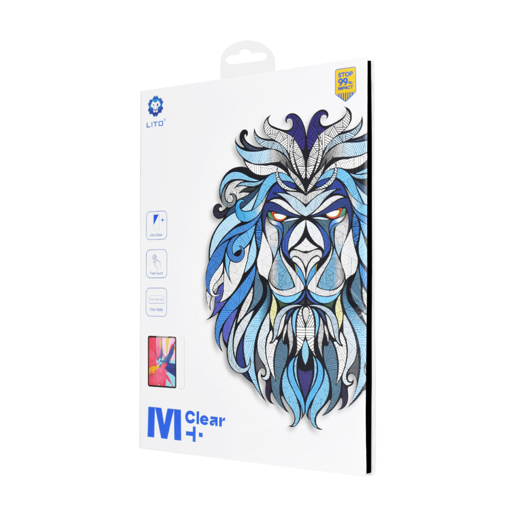 Folie de protectie Ecran Lito Classic pentru Apple iPad 10.2 (2021) / 10.2 (2020) / 10.2 (2019), Sticla Securizata, Full Glue, 2.5D