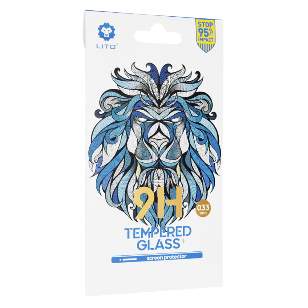 Folie de protectie Ecran Lito Classic pentru Samsung Galaxy F12 F127 / A12 Nacho A127 / M02 M022 / M12 M127, Sticla Securizata, Full Glue, 2.5D