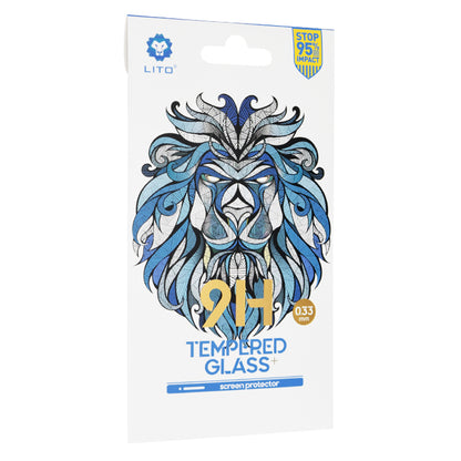 Folie de protectie Ecran Lito Classic pentru Samsung Galaxy F12 F127 / A12 Nacho A127 / M02 M022 / M12 M127, Sticla Securizata, Full Glue, 2.5D