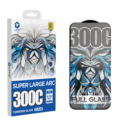 Folie de protectie Ecran Lito D+ Max 300C pentru Apple iPhone 15 Pro, Sticla Securizata, Full Glue
