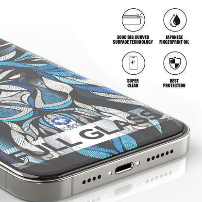 Folie de protectie Ecran Lito D+ Max 300C pentru Apple iPhone 16 Pro, Sticla Securizata, Full Glue