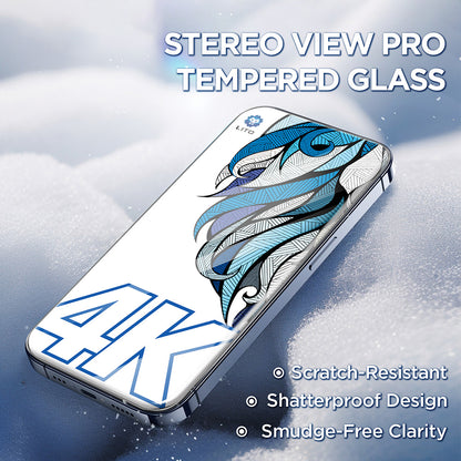 Folie de protectie Ecran Lito D+ Max 4K pentru Apple iPhone 17 Air, Sticla Securizata, Full Glue, Neagra