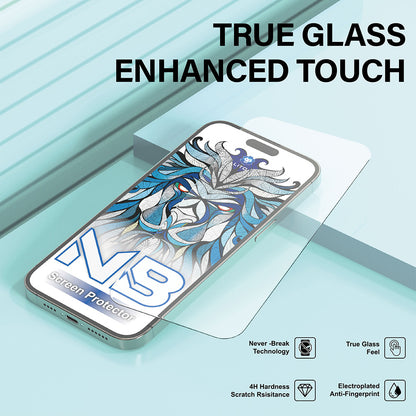 Folie de protectie Ecran Lito NB pentru Apple iPhone 17 Pro Max, Sticla Securizata, Full Glue, Neagra