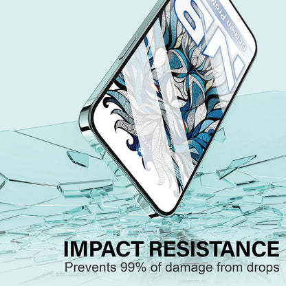 Folie de protectie Ecran Lito NB pentru Apple iPhone 17 Pro Max, Sticla Securizata, Full Glue, Neagra