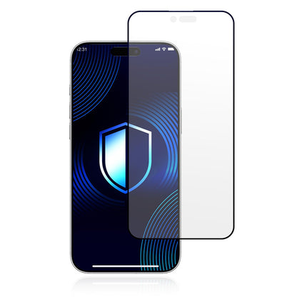 Folie de protectie Ecran Matte 3MK HardGlass Max pentru Apple iPhone 17 Air, Sticla Securizata, Full Glue, Neagra