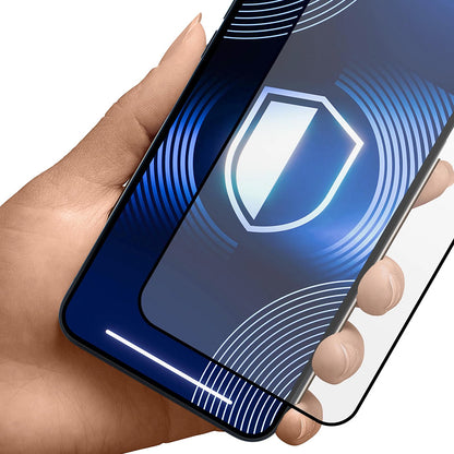 Folie de protectie Ecran Matte 3MK HardGlass Max pentru Apple iPhone 17 Pro, Sticla Securizata, Full Glue, Neagra