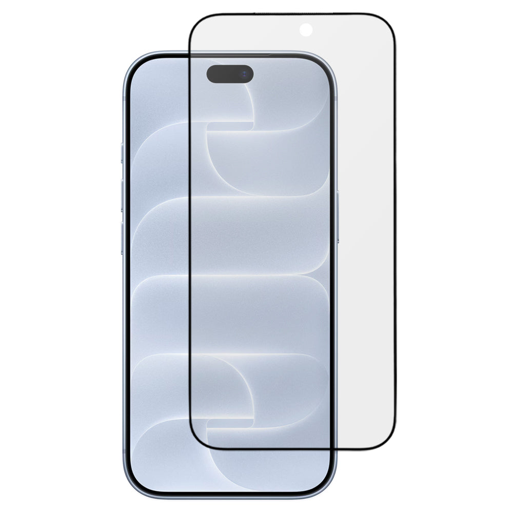 Folie de protectie Ecran Matte Blueo Anti Reflective HD pentru Apple iPhone 18 Pro, Sticla Securizata, Full Glue, Neagra