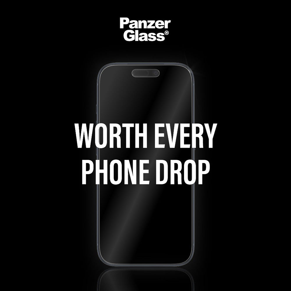 Folie de protectie Ecran Matte PanzerGlass Armor EasyAligner pentru Apple iPhone 17 / 16 Pro, Sticla Securizata, Full Glue