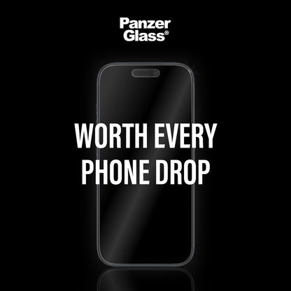 Folie de protectie Ecran Matte PanzerGlass Armor EasyAligner pentru Apple iPhone 17 Pro Max, Sticla Securizata, Full Glue