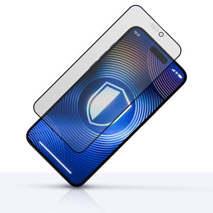 Folie de protectie Ecran Matte Privacy 3MK HardGlass Max pentru Apple iPhone 17 Pro Max, Sticla Securizata, Full Glue