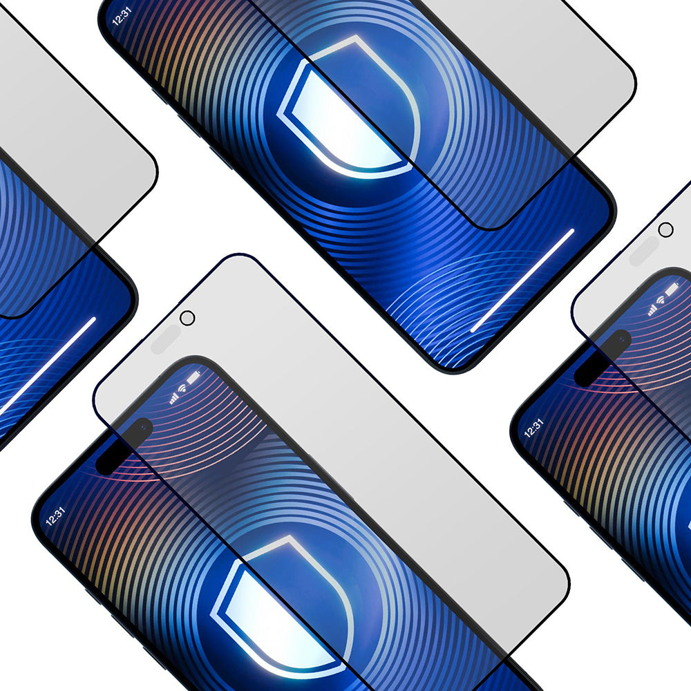 Folie de protectie Ecran Matte Privacy 3MK HardGlass Max pentru Apple iPhone 17 Pro Max, Sticla Securizata, Full Glue