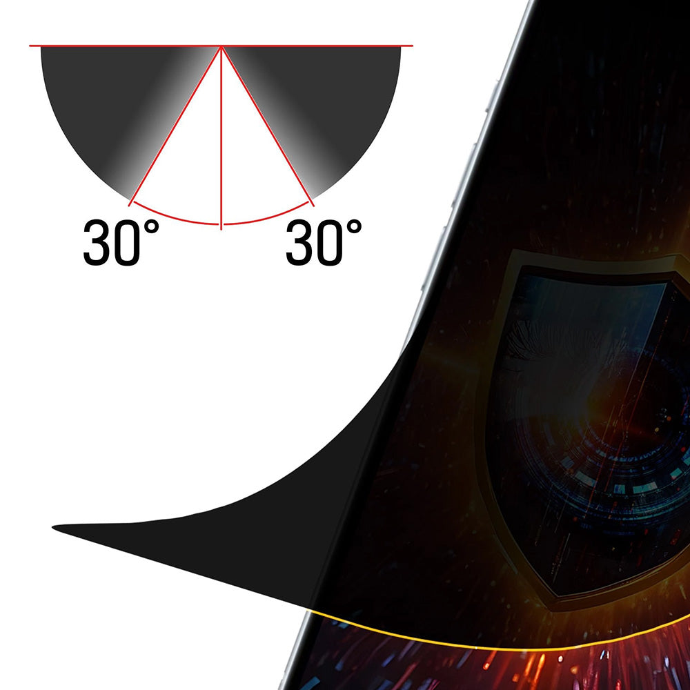 Folie de protectie Ecran Matte Privacy 3MK Silky pentru Apple iPhone 17 Pro, Plastic