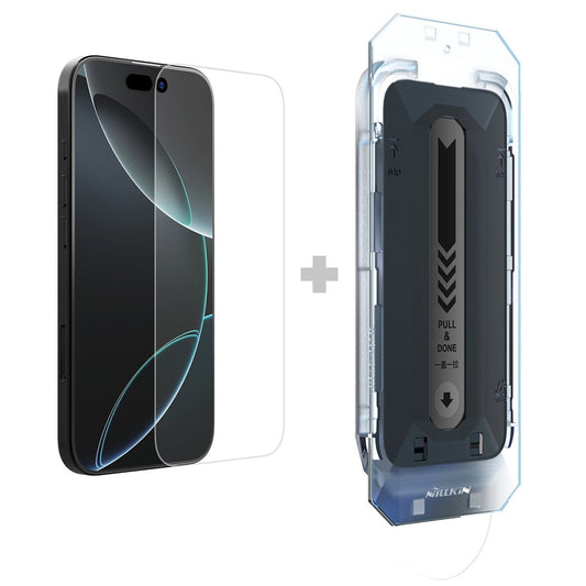 Folie de protectie Ecran Nillkin H+ Pro with Applicator pentru Apple iPhone 16 Pro Max, Sticla Securizata, Full Glue
