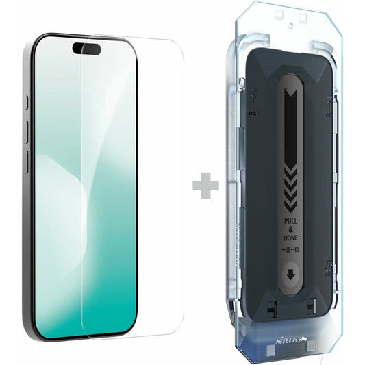 Folie de protectie Ecran Nillkin H+ Pro with Applicator pentru Apple iPhone 18 Pro Max / 17 Pro Max, Sticla Securizata, Full Glue