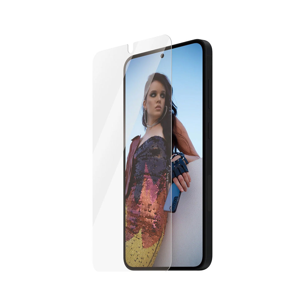 Folie de protectie Ecran PanzerGlass Safe. Ultra-Wide Fit EasyAligner pentru Samsung Galaxy S25+ S936 / S24+ S926, Sticla Securizata, Full Glue