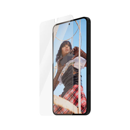 Folie de protectie Ecran PanzerGlass Safe. Ultra-Wide Fit EasyAligner pentru Samsung Galaxy S25 S931 / S24 S921, Sticla Securizata, Full Glue