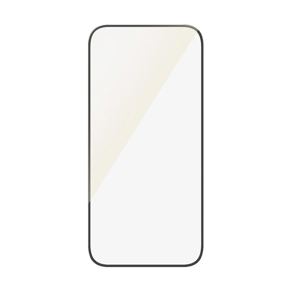 Folie de protectie Ecran PanzerGlass Ultra-Wide Fit EyeCare pentru Apple iPhone 16 Pro, Sticla Securizata, Full Glue, Neagra