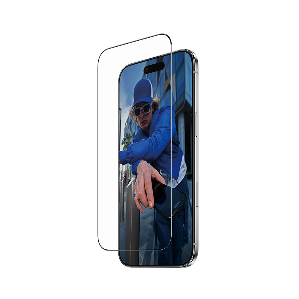 Folie de protectie Ecran PanzerGlass Ultra-Wide Fit Fastfit pentru Apple iPhone 17 Air, Sticla Securizata, Full Glue, Neagra