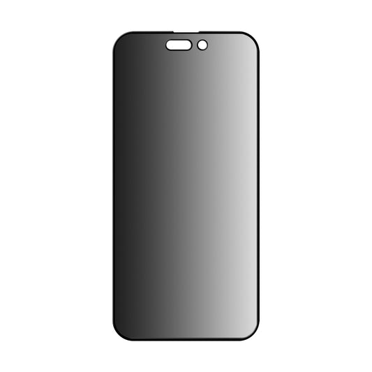 Folie de protectie Ecran Privacy Anank 1X Reinforced 360 pentru Apple iPhone 15 Pro Max, Sticla Securizata, Full Glue, 2.5D